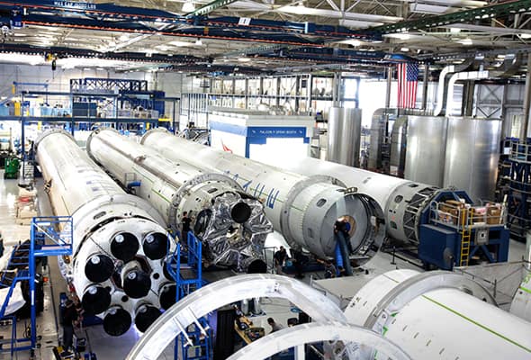 Industrial manufacturing plant