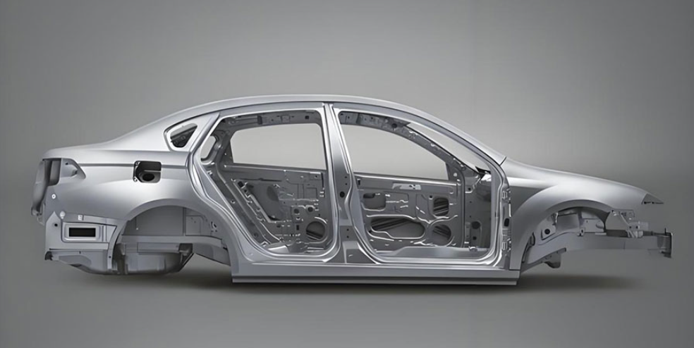 Aluminum car body-in-white