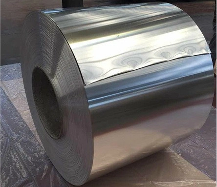 Aluminum coil close-up