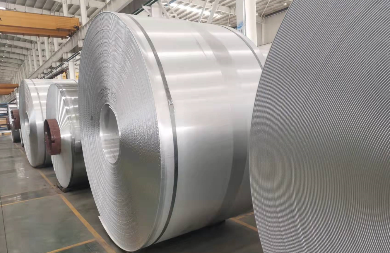 Aluminum coils in storage - China aluminum inventory