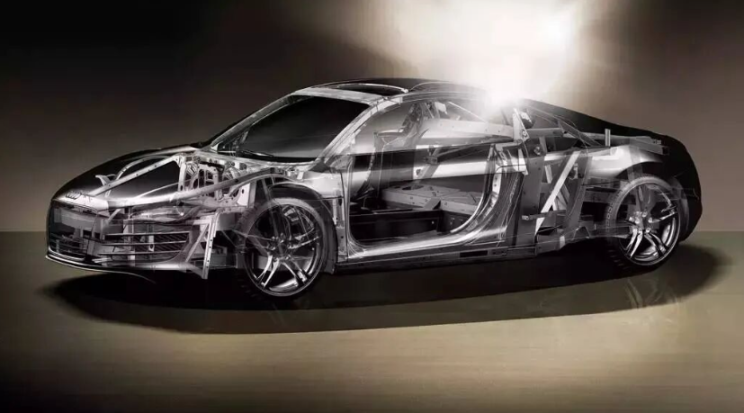 Aluminum space-frame sports car body