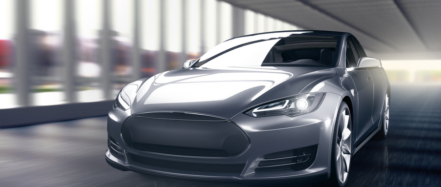 Car in tunnel
