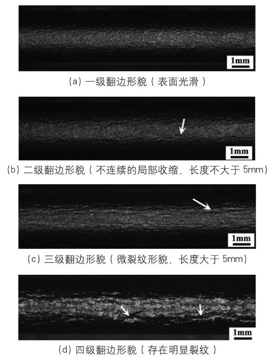 Classification of Flanging Morphology at Different Quality Levels