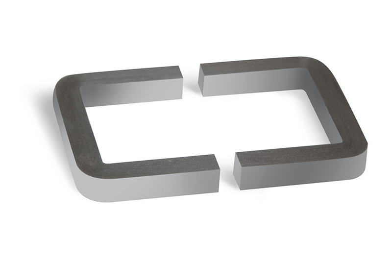 Cut C-type transformer cores