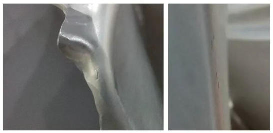 Flanging crack