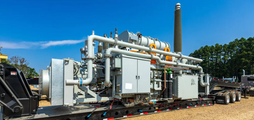 Large power transformer installation