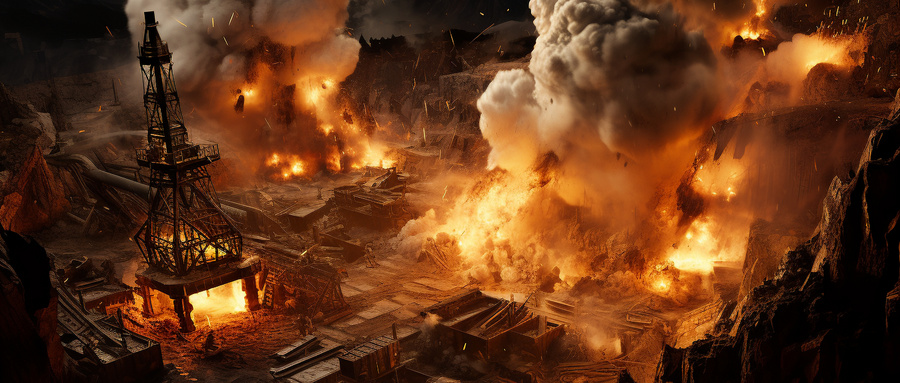 Mining fire