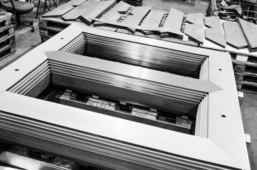 Mitred transformer core laminations