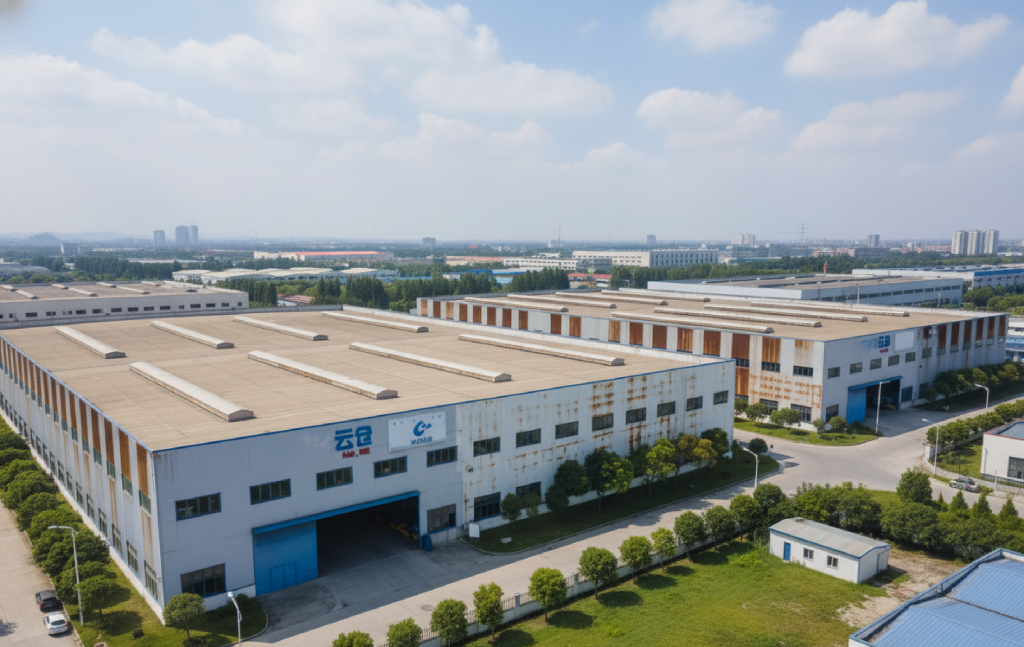 MOOPEC plant buildings aerial view