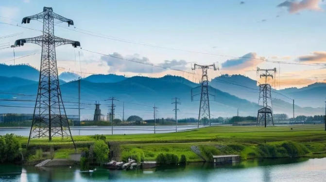 Power transmission towers