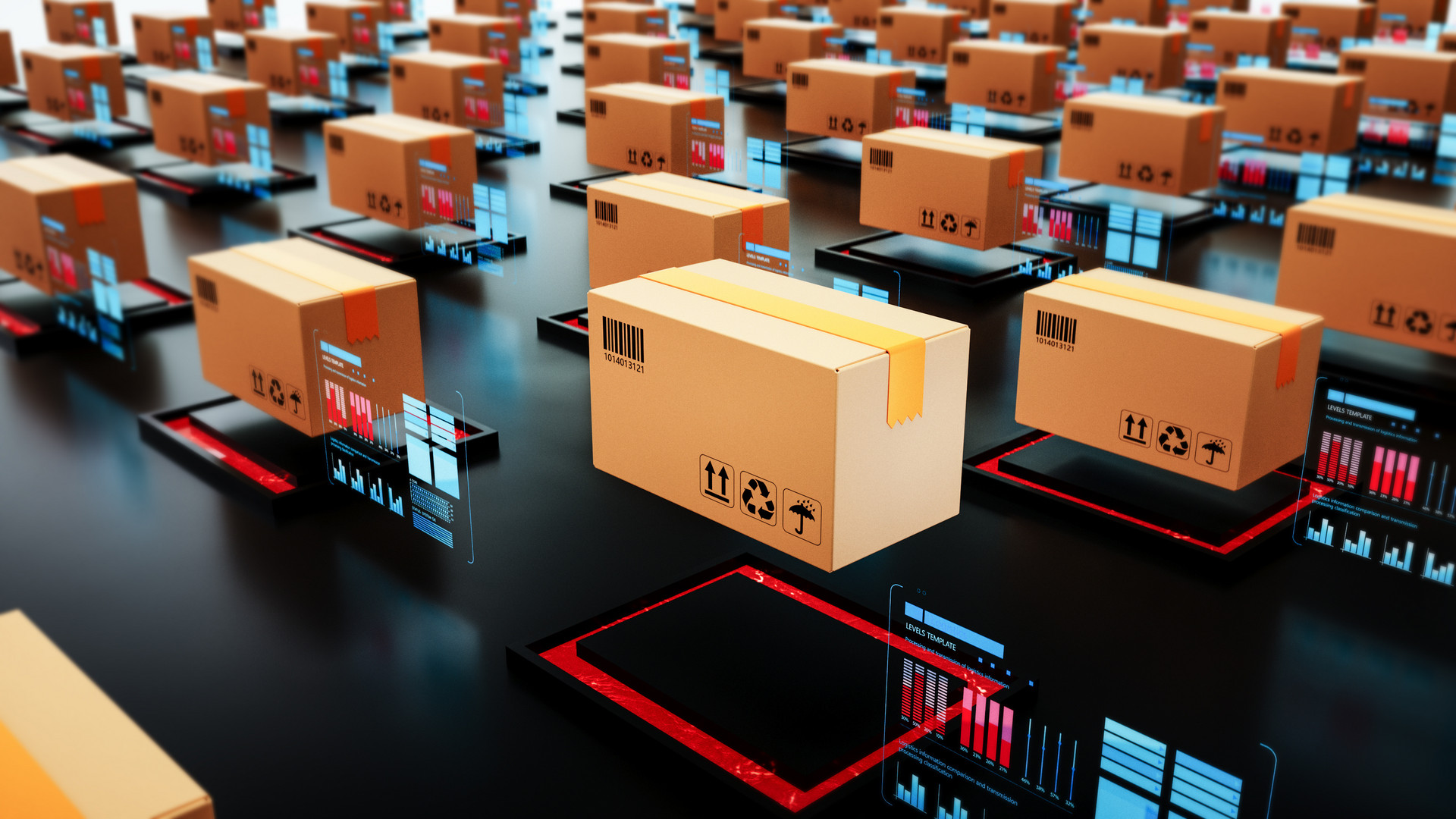 Smart logistics parcel sorting