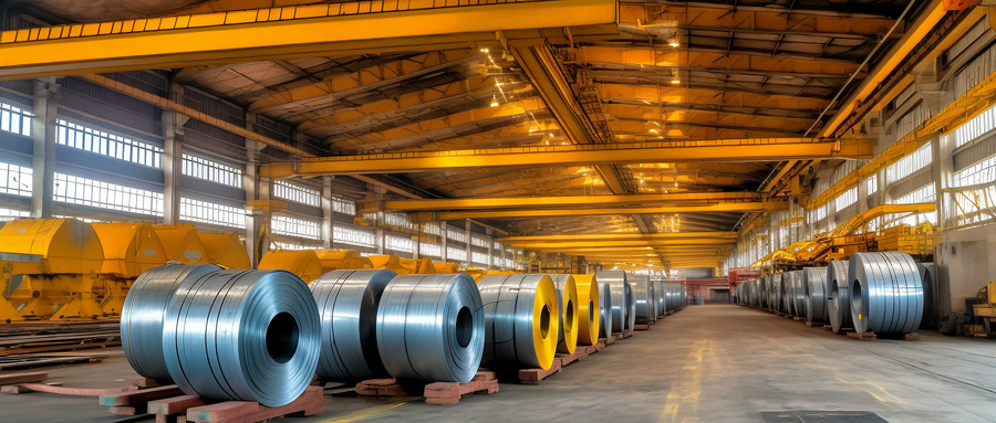 Steel coil warehouse