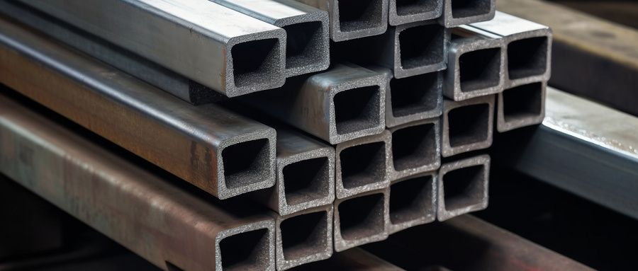 Steel square tubes