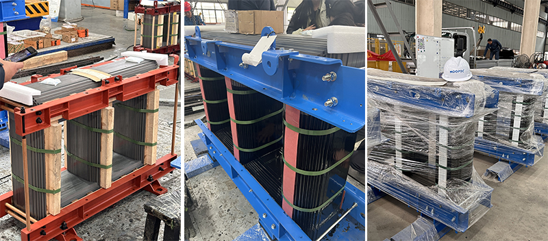 Transformer cores made from grain-oriented silicon steel