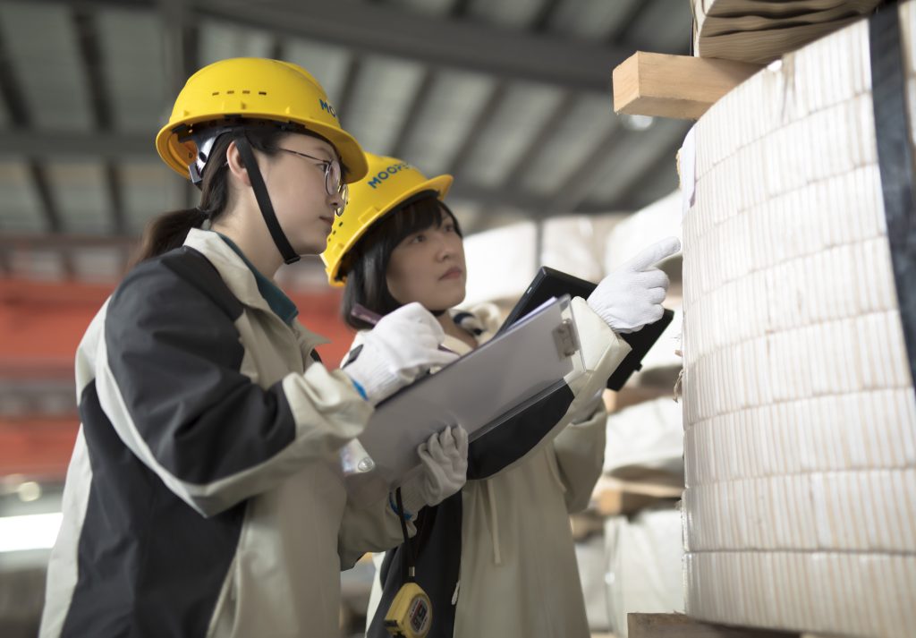 MOOPEC inspectors checking coil